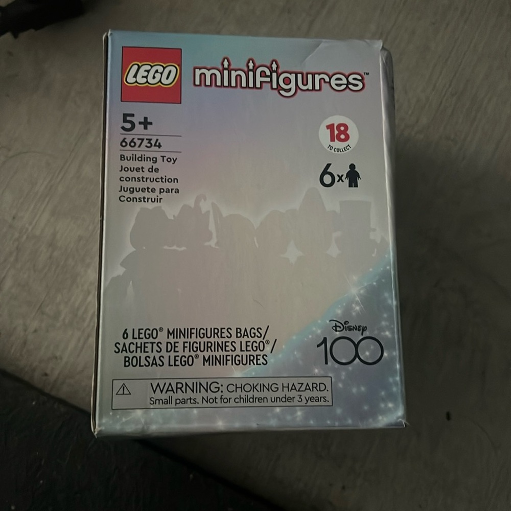 Disney 100 Lego mini figures box